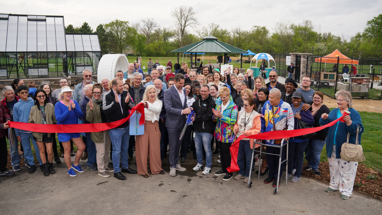Community Garden Ribbon Cutting