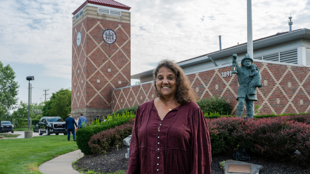 Fire Clock Tower Art 2025