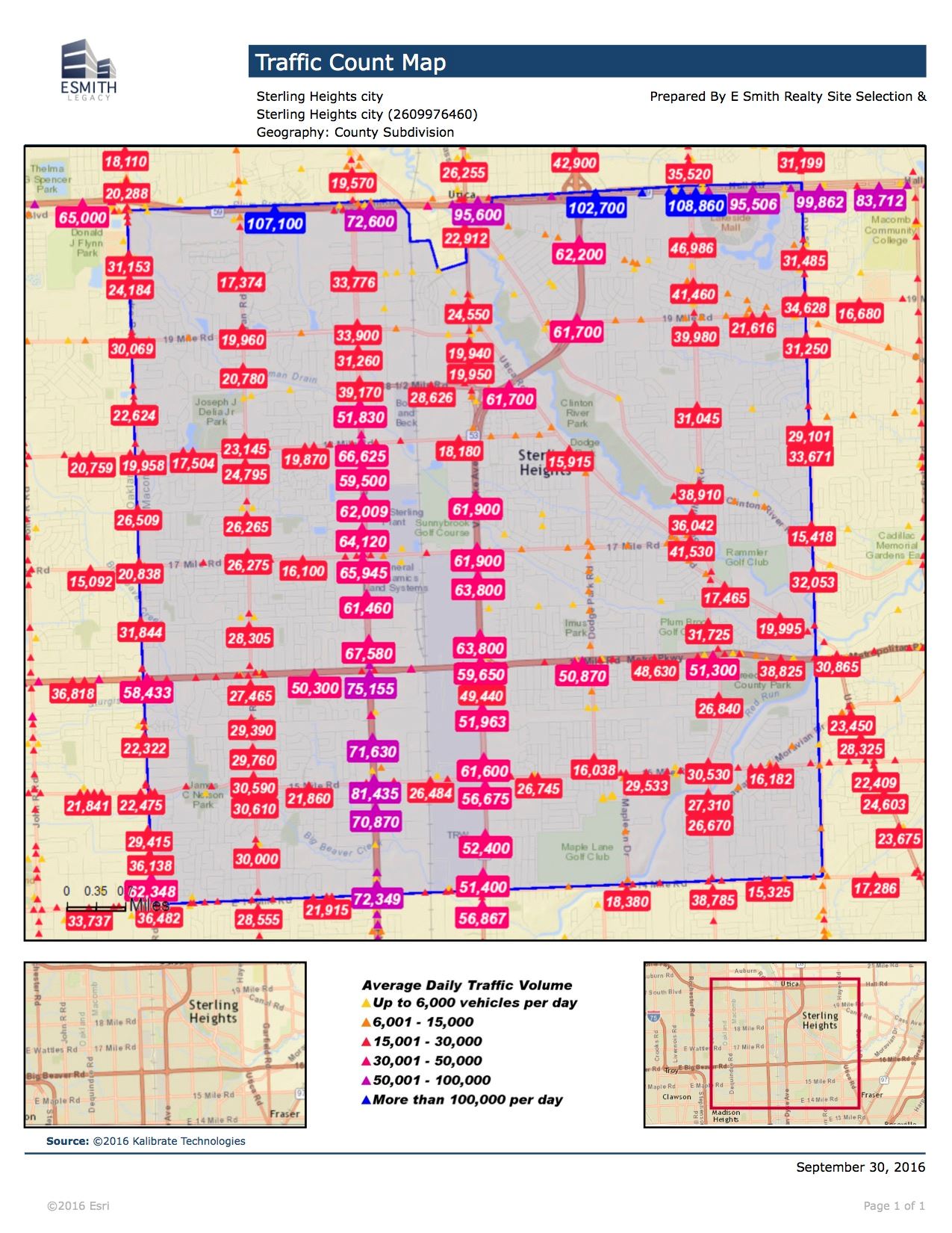 SterlingHeights_MI TrafficCounts